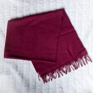 Red lambswool scarf 🍁